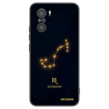 Picasee silikonový černý obal pro Xiaomi Poco F3 - SCORPIO