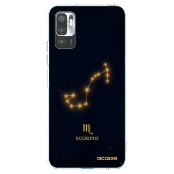 Picasee silikonový průhledný obal pro Xiaomi Redmi Note 10 5G - SCORPIO