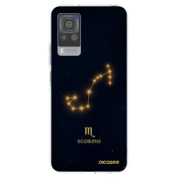 Picasee silikonový průhledný obal pro Vivo X60 Pro 5G - SCORPIO