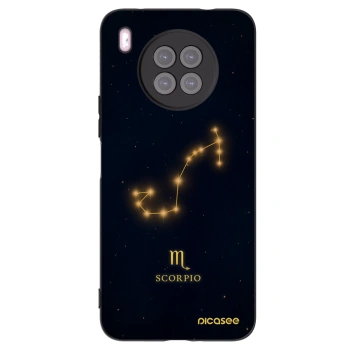 Picasee silikonový černý obal pro Huawei Nova 8i - SCORPIO