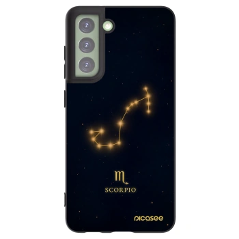 Picasee silikonový černý obal pro Samsung Galaxy S21 FE 5G - SCORPIO