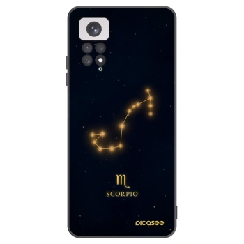 Picasee silikonový černý obal pro Xiaomi Redmi Note 11 - SCORPIO