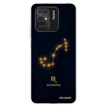 Picasee silikonový průhledný obal pro Xiaomi Redmi 10C - SCORPIO
