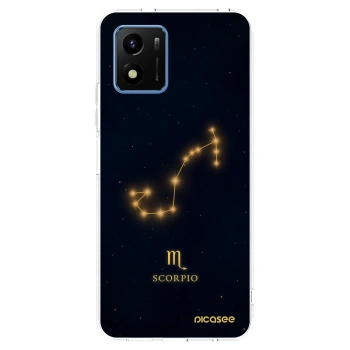 Picasee silikonový průhledný obal pro Vivo Y01 - SCORPIO