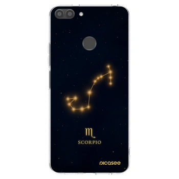 Picasee silikonový průhledný obal pro Huawei P Smart - SCORPIO
