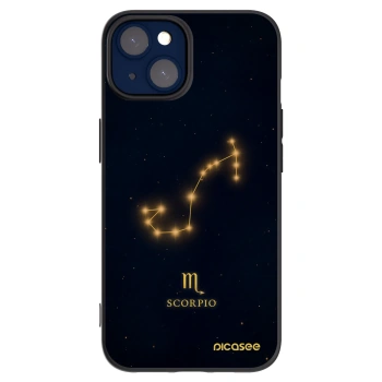 Picasee silikonový černý obal pro Apple iPhone 14 - SCORPIO
