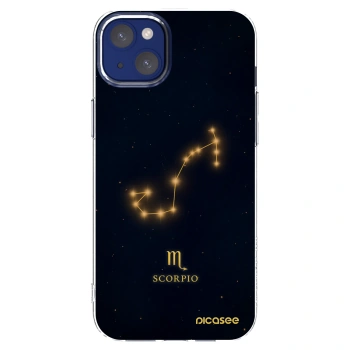 Picasee silikonový průhledný obal pro Apple iPhone 14 Plus - SCORPIO
