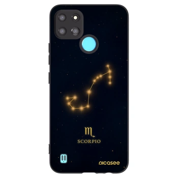 Picasee silikonový černý obal pro Realme C21Y - SCORPIO
