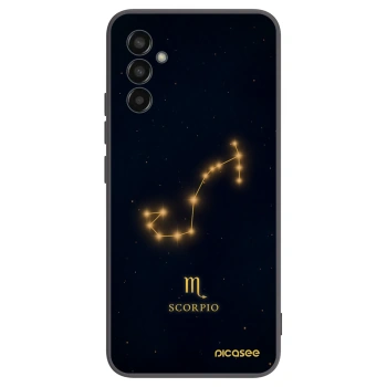 Picasee silikonový černý obal pro Samsung Galaxy M13 M135F - SCORPIO