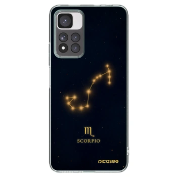 Picasee silikonový průhledný obal pro Xiaomi Redmi Note 11 Pro+ 5G - SCORPIO