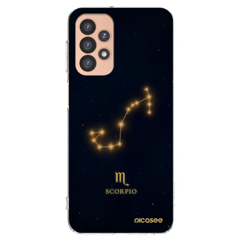 Picasee silikonový průhledný obal pro Samsung Galaxy A23 A236B 5G - SCORPIO