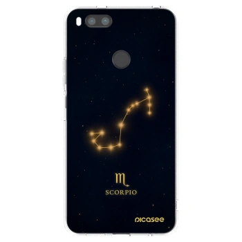 Picasee silikonový průhledný obal pro Xiaomi Redmi A1 - SCORPIO