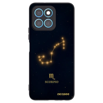 Picasee silikonový černý obal pro Honor X8 5G - SCORPIO