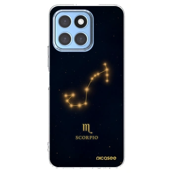 Picasee silikonový průhledný obal pro Honor X8 5G - SCORPIO
