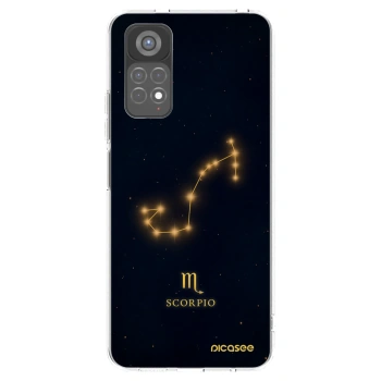Picasee silikonový průhledný obal pro Xiaomi Redmi Note 11S 5G - SCORPIO