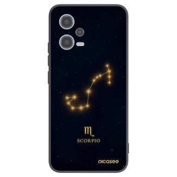 Picasee silikonový černý obal pro Xiaomi Redmi Note 12 5G - SCORPIO
