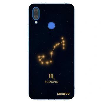 Picasee silikonový průhledný obal pro Huawei Nova 3i - SCORPIO