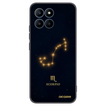Picasee silikonový černý obal pro Honor 70 Lite - SCORPIO