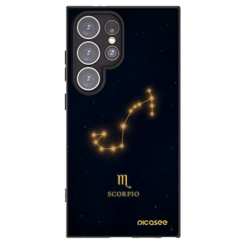 Picasee silikonový černý obal pro Samsung Galaxy S24 Ultra S928B 5G - SCORPIO
