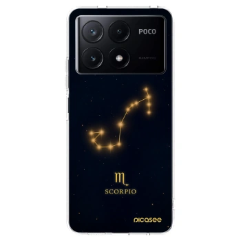 Picasee silikonový průhledný obal pro Xiaomi Poco X6 Pro - SCORPIO