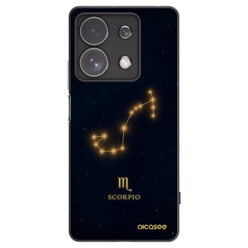 Picasee silikonový černý obal pro Xiaomi Redmi Note 13 Pro 4G - SCORPIO