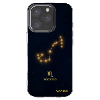 Picasee silikonový průhledný obal pro Apple iPhone 16 Pro - SCORPIO