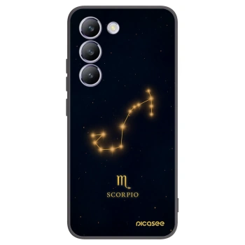 Picasee silikonový černý obal pro Vivo V40 SE 5G - SCORPIO