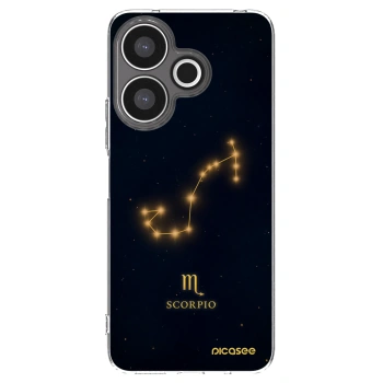 Picasee silikonový průhledný obal pro Xiaomi Redmi 13 4G - SCORPIO
