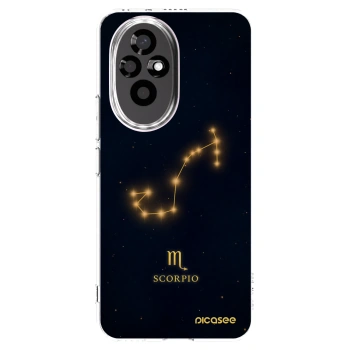 Picasee silikonový průhledný obal pro Honor 200 Pro 5G - SCORPIO