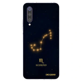 Picasee silikonový průhledný obal pro Xiaomi Mi 9 - SCORPIO