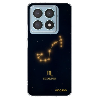 Picasee silikonový průhledný obal pro Xiaomi 14T Pro - SCORPIO