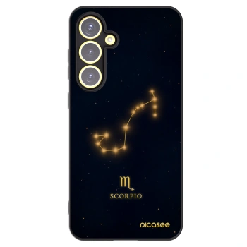 Picasee silikonový černý obal pro Samsung Galaxy S24 FE S721B - SCORPIO