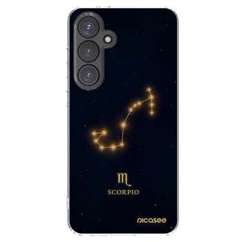 Picasee silikonový průhledný obal pro Samsung Galaxy S24 FE S721B - SCORPIO