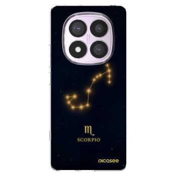 Picasee silikonový průhledný obal pro Xiaomi Redmi Note 14 Pro 5G - SCORPIO