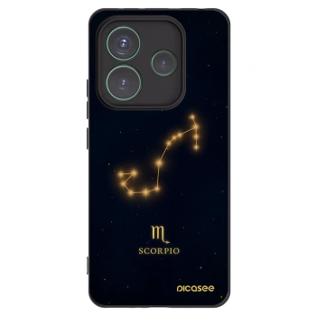 Picasee silikonový černý obal pro Xiaomi Redmi Note 14 5G - SCORPIO
