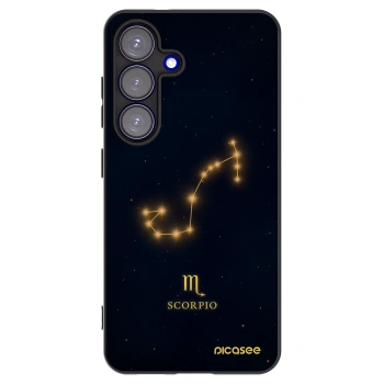Picasee silikonový černý obal pro Samsung Galaxy S25 5G - SCORPIO