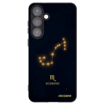 Picasee silikonový černý obal pro Samsung Galaxy S25+ 5G - SCORPIO
