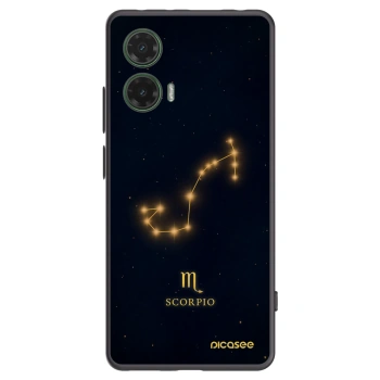 Picasee silikonový černý obal pro Motorola Moto G35 5G - SCORPIO