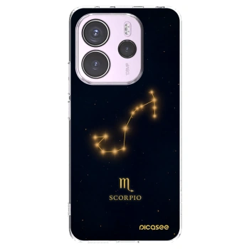 Picasee silikonový průhledný obal pro Xiaomi Redmi Note 14 4G - SCORPIO