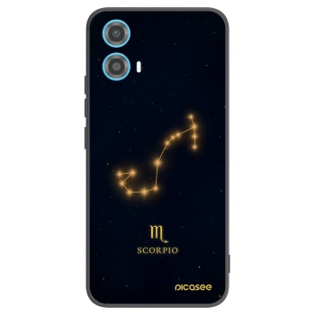 Picasee silikonový černý obal pro Motorola Moto G34 5G - SCORPIO