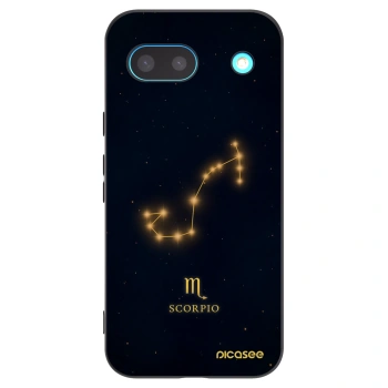 Picasee silikonový černý obal pro Google Pixel 8a - SCORPIO