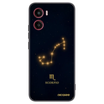 Picasee silikonový černý obal pro Motorola Moto G05 - SCORPIO