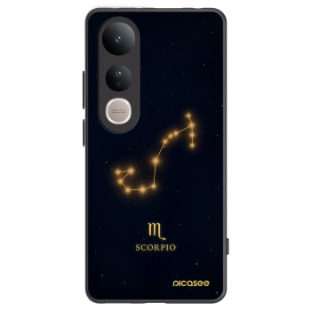 Picasee silikonový černý obal pro Vivo V50 Lite 5G - SCORPIO