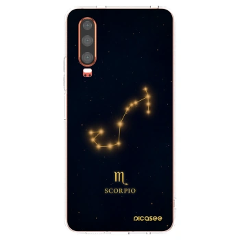 Picasee silikonový průhledný obal pro Huawei P30 - SCORPIO