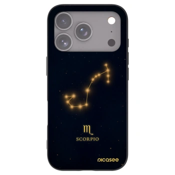 Picasee silikonový černý obal pro Apple iPhone 17 Pro - SCORPIO