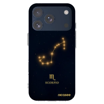 Picasee silikonový průhledný obal pro Apple iPhone 17 Pro - SCORPIO