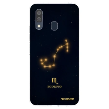Picasee silikonový průhledný obal pro Samsung Galaxy A40 A405F - SCORPIO