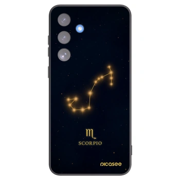 Picasee silikonový černý obal pro Samsung Galaxy S25 FE 5G - SCORPIO