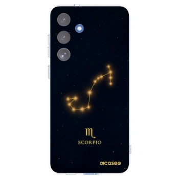 Picasee silikonový průhledný obal pro Samsung Galaxy S25 FE 5G - SCORPIO