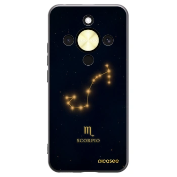 Picasee silikonový černý obal pro Honor Magic8 Lite 5G - SCORPIO